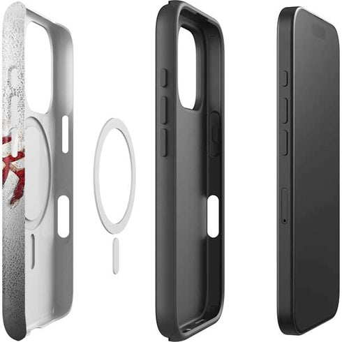 MLB Chicago Cubs Game Ball iPhone 16 Pro Magsafe Impact Case
